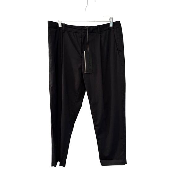 NEW! Nili Lotan 8 Wool Pinstripe Chelsea Pants $595 High Waist Straight Leg Navy - Picture 3 of 11